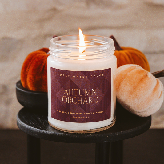 AUTUMN ORCHARD CLEAR CANDLE